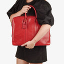 Louis Vuitton Porte-Documents Voyage Red EPI Leather Briefcase