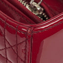 Dior Lady Dior Vintage Patent Calfskin Handbag