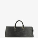 Sac Louis Vuitton Sac Triangle en cuir EPI noir