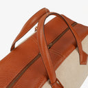 Hermes Victoria I 43 Toile Clemence Leather Travel Bag
