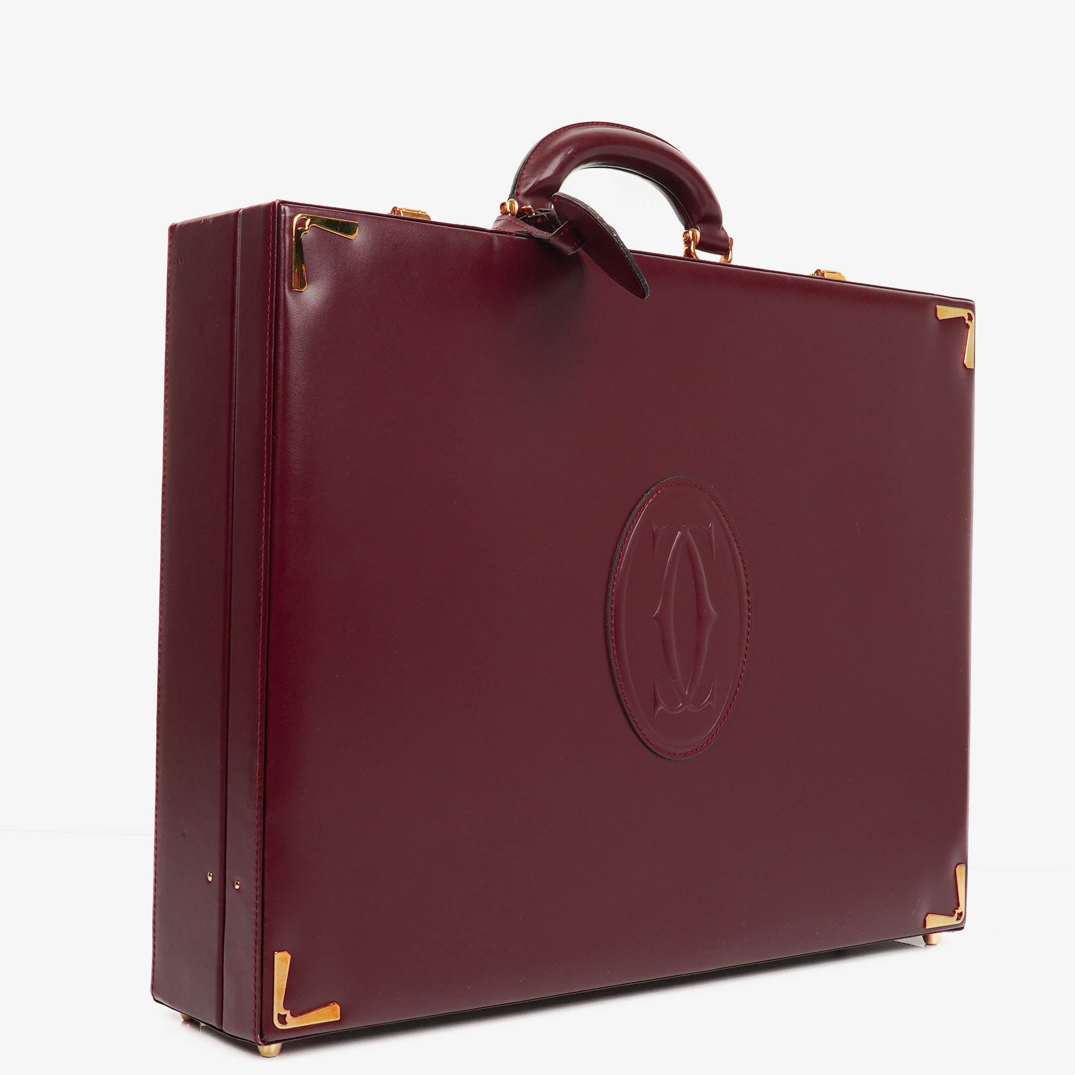 Cartier Must de Cartier Burgundy Briefcase