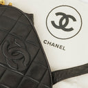 Chanel Black Quilted Lambskin Crossbody Bag