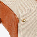 Hermes Victoria I 43 Toile Clemence Leather Travel Bag