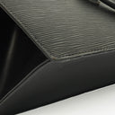 Sac Louis Vuitton Sac Triangle en cuir EPI noir