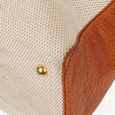 Hermes Victoria I 43 Toile Clemence Leather Travel Bag