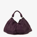 Bottega Veneta Aquilone Fortune Cookie Purple Leather Hobo Bag