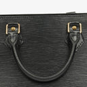 Sac Louis Vuitton Sac Triangle en cuir EPI noir