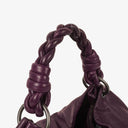 Bottega Veneta Aquilone Fortune Cookie Purple Leather Hobo Bag