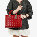 Dior Lady Dior Vintage Patent Calfskin Handbag