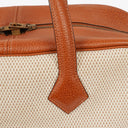 Hermes Victoria I 43 Toile Clemence Leather Travel Bag