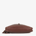 Gucci New Jackie Diamante Leather Bamboo Tassel Hobo Bag