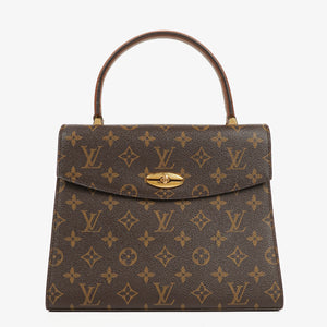 Louis Vuitton Malesherbes Monogram Canvas Handbag