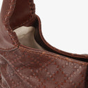 Gucci New Jackie Diamante Leather Bamboo Tassel Hobo Bag
