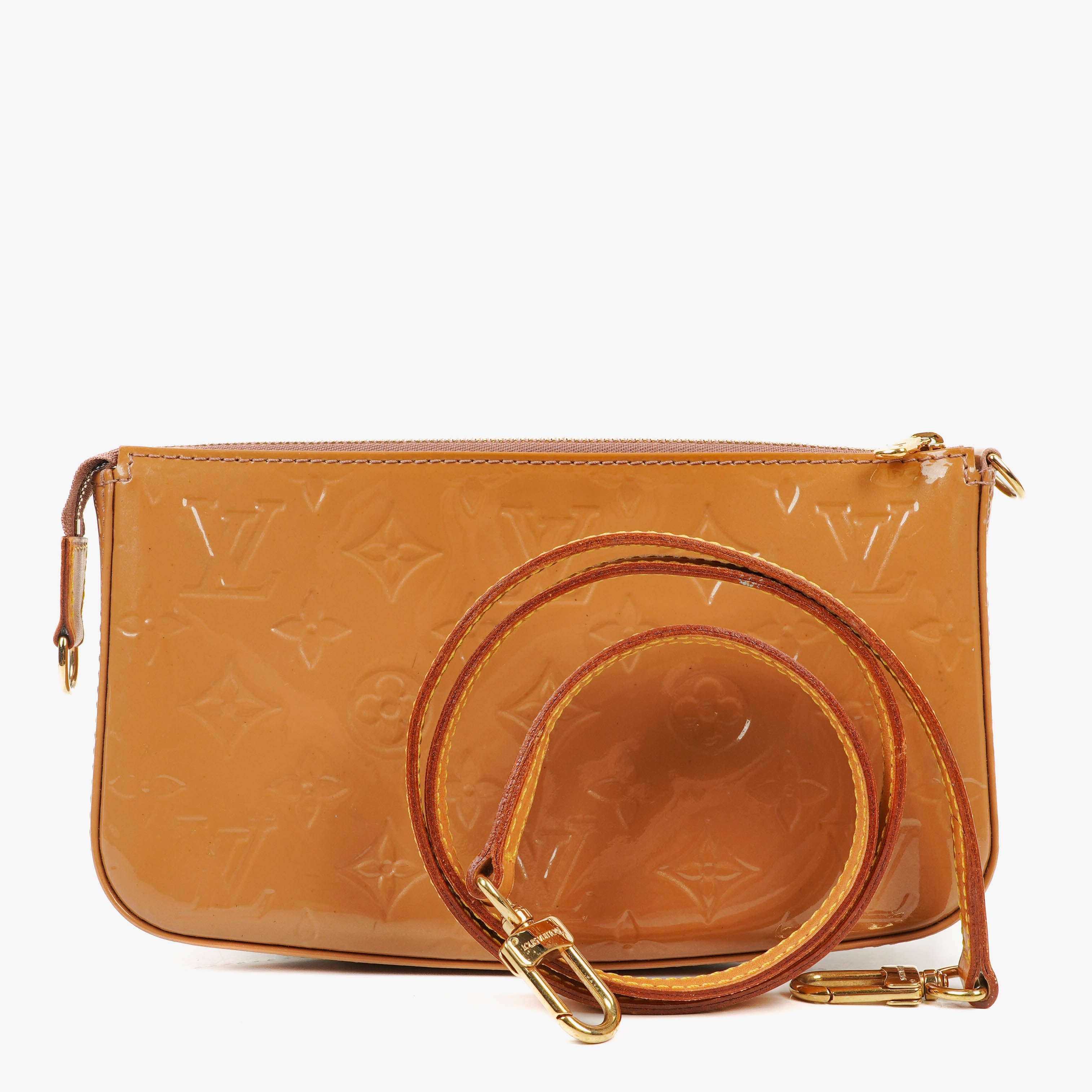 Louis Vuitton Vernis Pochette Accessories NM Rose Velours