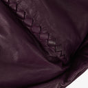 Bottega Veneta Aquilone Fortune Cookie Purple Leather Hobo Bag
