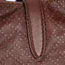 Gucci New Jackie Diamante Leather Bamboo Tassel Hobo Bag