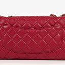 Chanel Valentine Charm Red Quilted Lambskin Flap Bag
