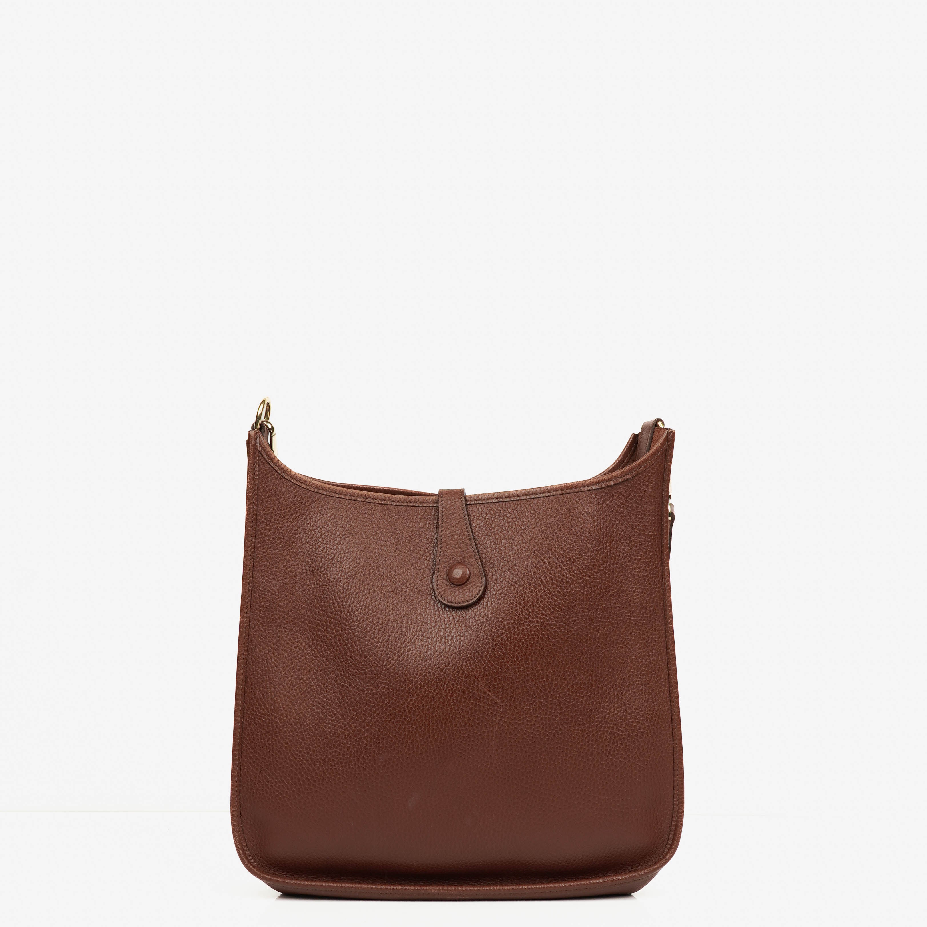 Hermes Evelyne I Clemence Leather Shoulder Bag