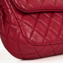 Chanel Valentine Charm Red Quilted Lambskin Flap Bag