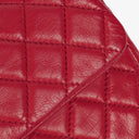 Chanel Valentine Charm Red Quilted Lambskin Flap Bag