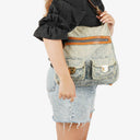 Louis Vuitton Baggy GM Monogram Denim Shoulder Bag