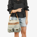 Louis Vuitton Baggy GM Monogram Denim Shoulder Bag