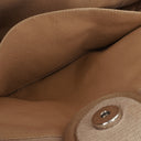 Sac cabas shopping North/South Deauville en toile beige Chanel
