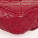 Chanel Valentine Charm Red Quilted Lambskin Flap Bag