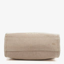 Sac cabas shopping North/South Deauville en toile beige Chanel