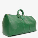 Louis Vuitton Keepall 55 Green EPI Leather Travel Bag