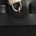 Hermes Herbag Canvas Vache Hunter Black 2 In 1 Bag