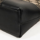 Gucci GG Canvas And Leather Shoulder Hobo Bag