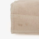 Sac cabas shopping North/South Deauville en toile beige Chanel