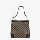 Gucci GG Canvas And Leather Shoulder Hobo Bag