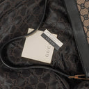 Gucci GG Canvas And Leather Shoulder Hobo Bag