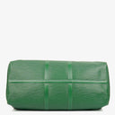 Louis Vuitton Keepall 55 Green EPI Leather Travel Bag