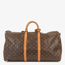 Louis Vuitton Keepall 55 Bandoulière Monogram Canvas Travel Bag