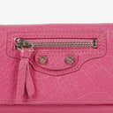 Balenciaga Le City Long Azalee Leather Coin And Card Holder