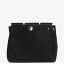 Hermes Herbag Canvas Vache Hunter Black 2 In 1 Bag