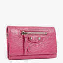 Balenciaga Le City Long Azalee Leather Coin And Card Holder