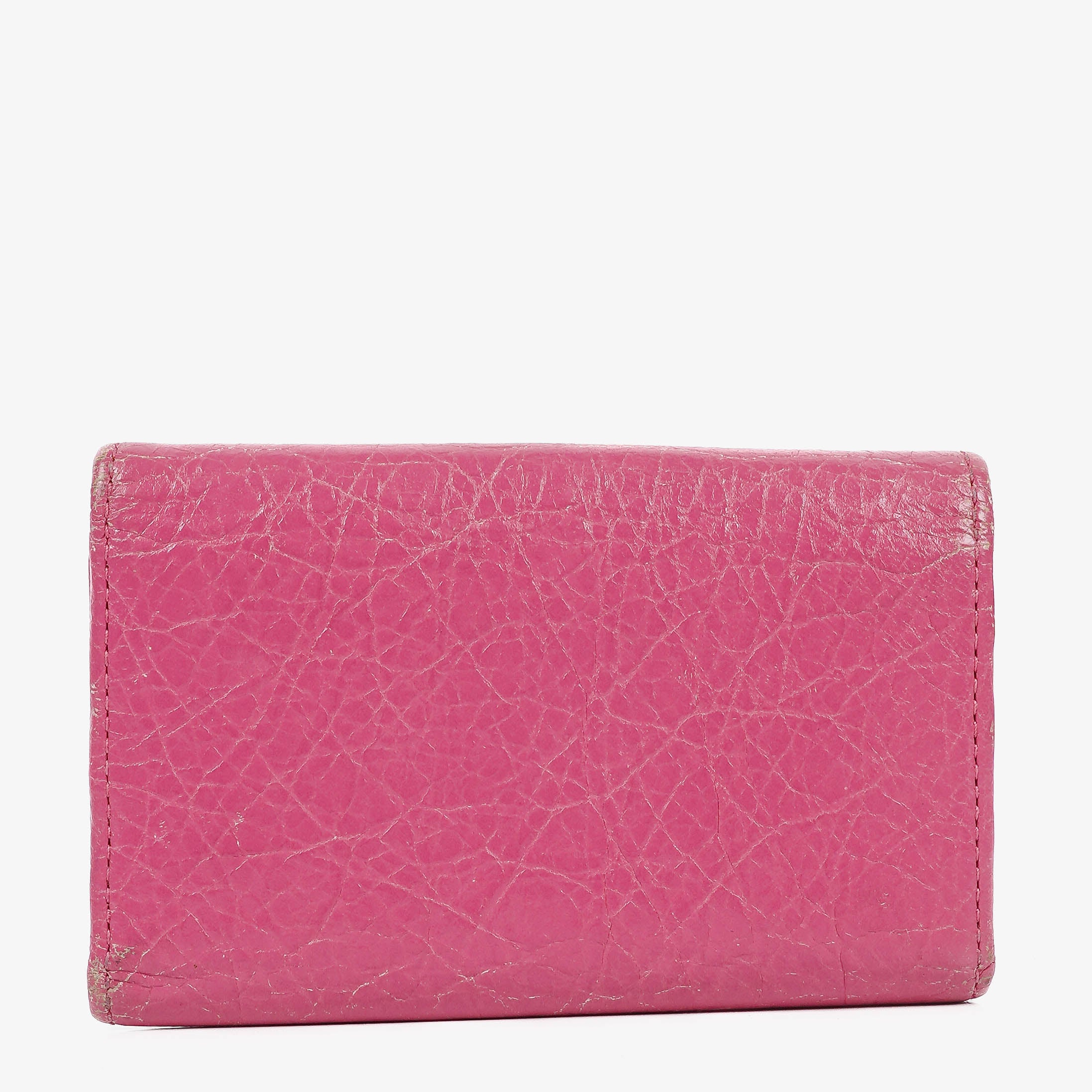 Balenciaga Le City Long Azalee Leather Coin And Card Holder
