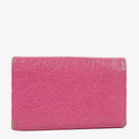 Balenciaga Le City Long Azalee Leather Coin And Card Holder