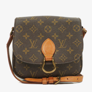 Louis Vuitton Saint Cloud Vintage MM Monogram Canvas Crossbody Bag