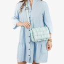 Bottega Veneta Spearmint Nappa Maxi Intreccio Padded Cassette Crossbody Bag