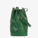 Louis Vuitton Noe Grande GM Green EPI Leather Shoulder Bag