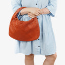 Bottega Veneta Nappa Intrecciato Brown Medium Veneta Hobo Bag