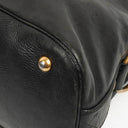 Yves Saint Laurent Black Leather Muse Bag