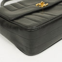 Chanel Black Quilted Lambskin Vertical Kelly Flap Bag