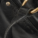 Yves Saint Laurent Black Leather Muse Bag