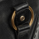 Yves Saint Laurent Black Leather Muse Bag